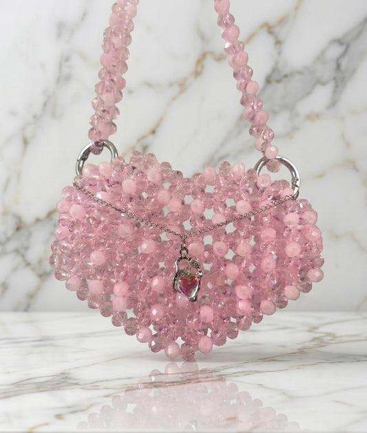 Blush Obsession Micro Beaded Bag — Versati Collection