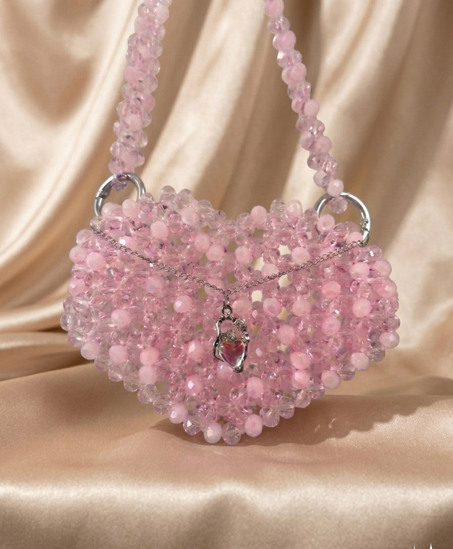 Blush Obsession Micro Beaded Bag — Versati Collection