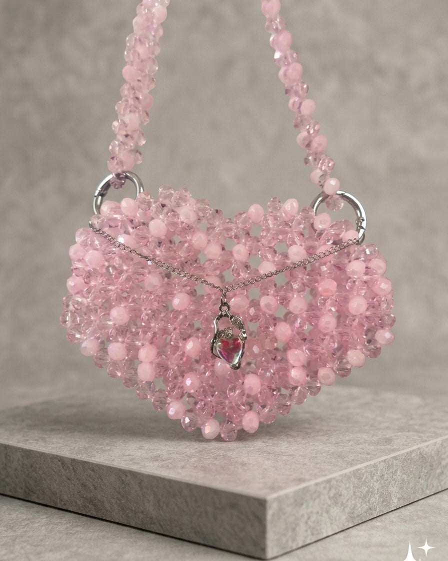 Blush Obsession Micro Beaded Bag — Versati Collection