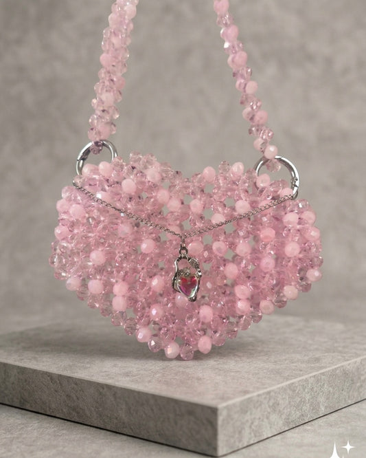 Blush Obsession Micro Beaded Bag — Versati Collection