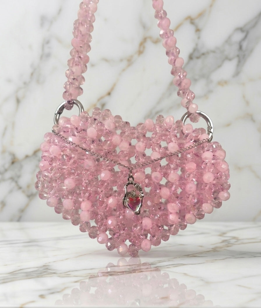 Blush Obsession Micro Beaded Bag — Versati Collection